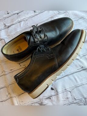 Johnston & Murphy Men’s Oxford Comfort Shoes 10.5 Black Casual Business Walking